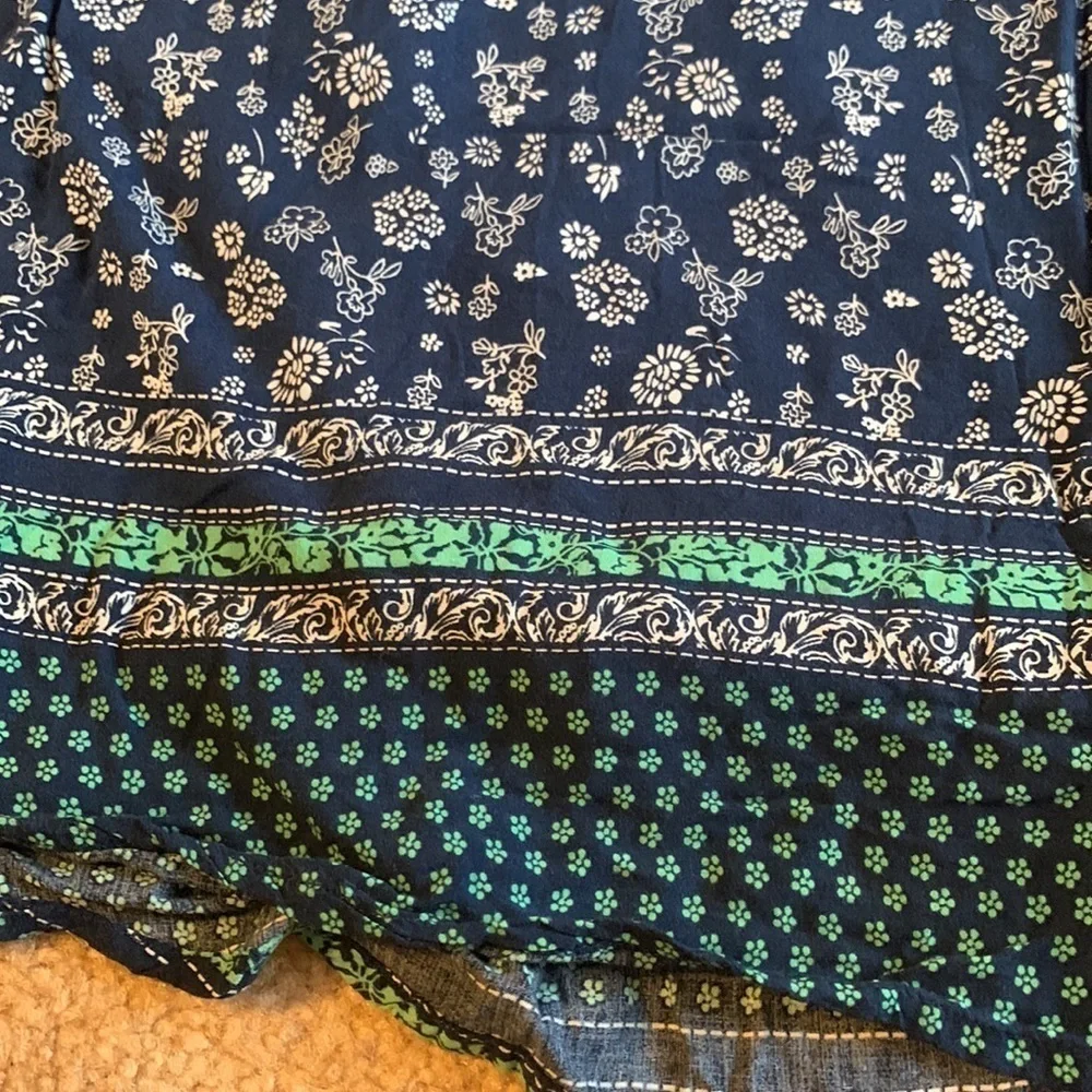 Fred David beautiful Boho Blouse Size Large EUC - Picture 3 of 6